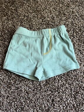 Light Teal Baby/Toddler Knit Shorts